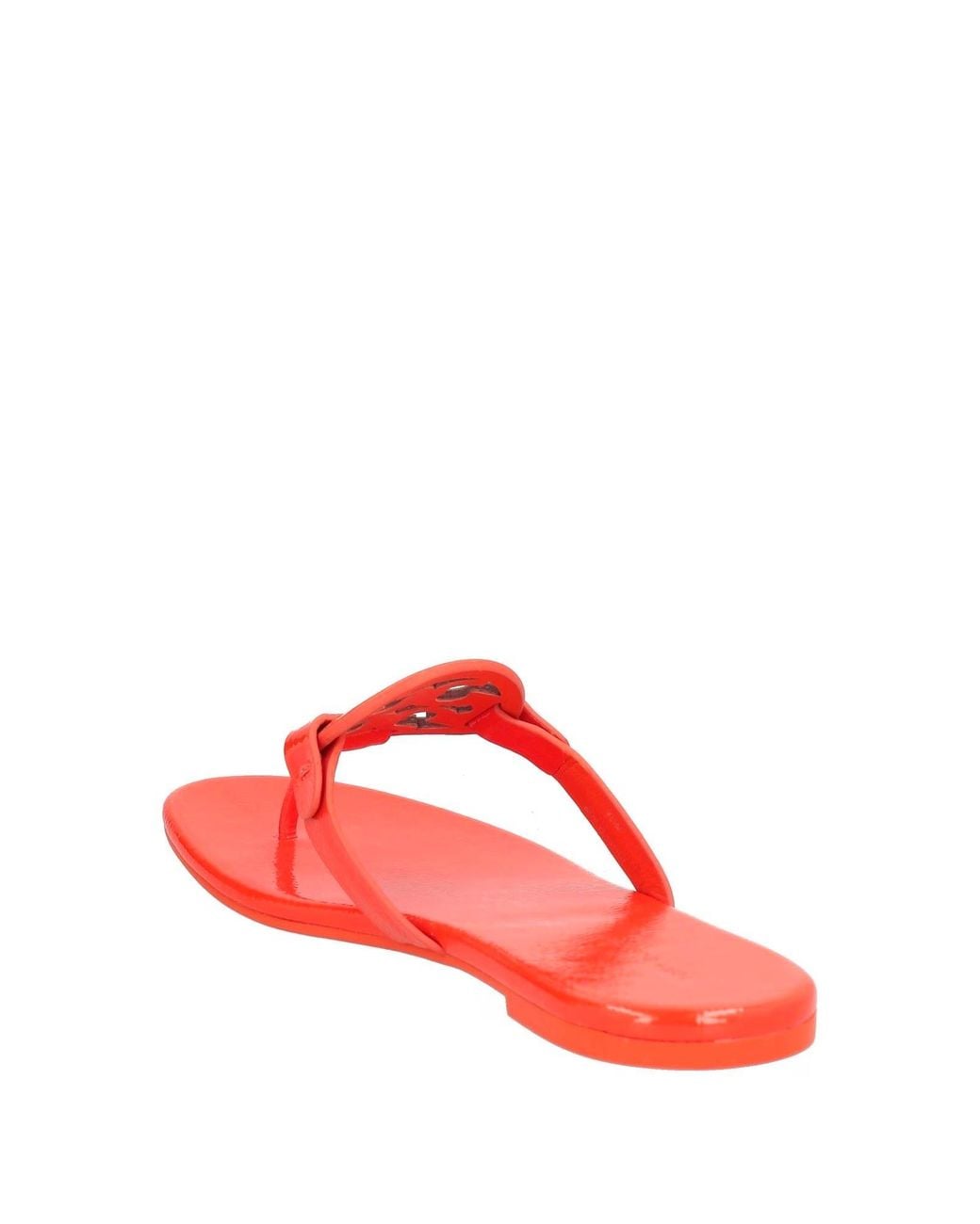 Tory Burch Red Comfortable And Stylish Flip-Flops