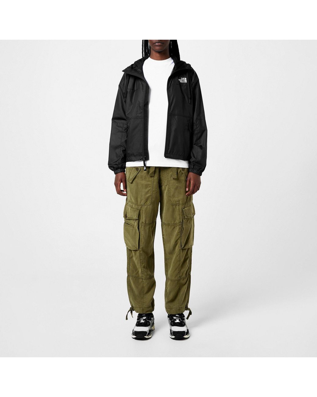 The North Face Black Hooded Wind Jacket
