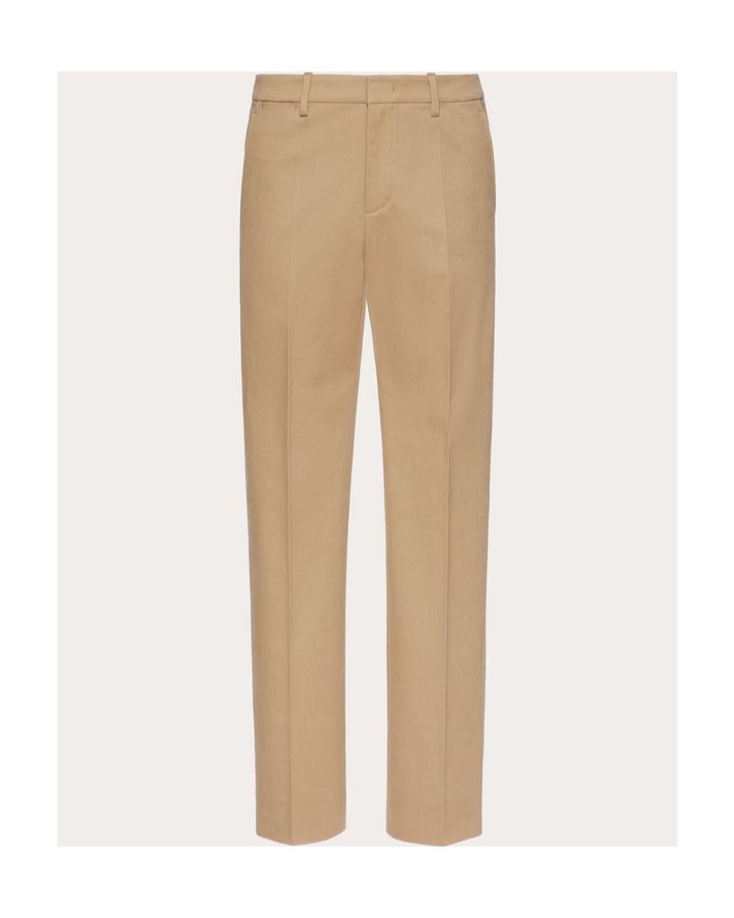 Valentino Natural Logo Casual Pants for men