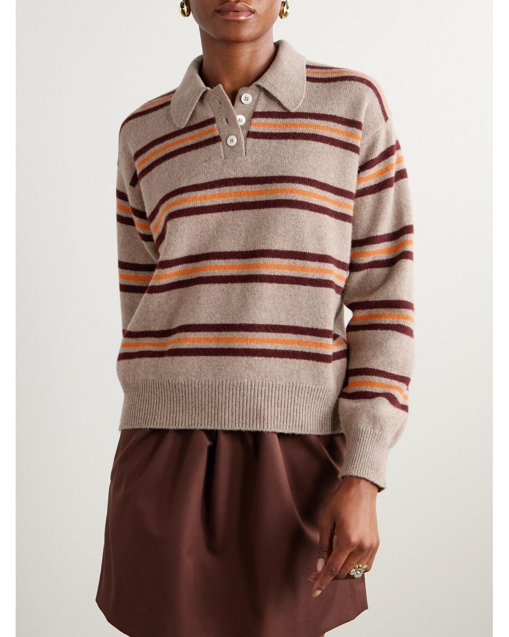 &Daughter Multicolor Striped Sweater
