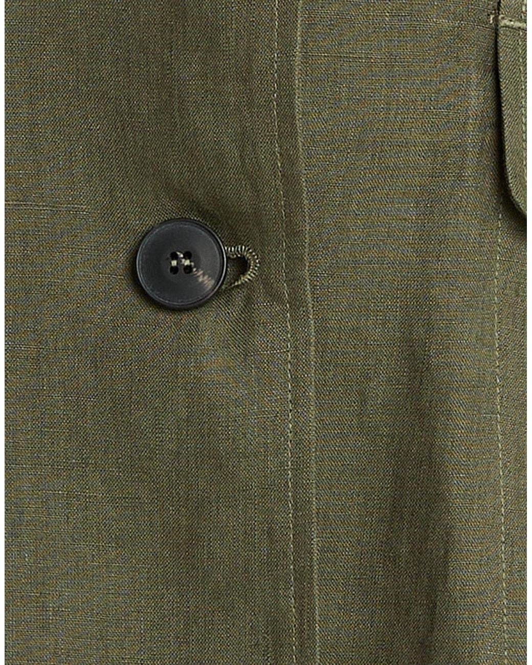 MAX&Co. Green Minimalist Linen Blazer