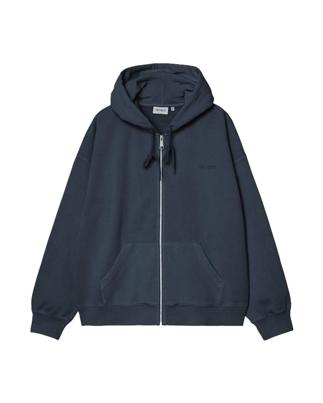 Carhartt Blue Zip-Up Hoodie for men