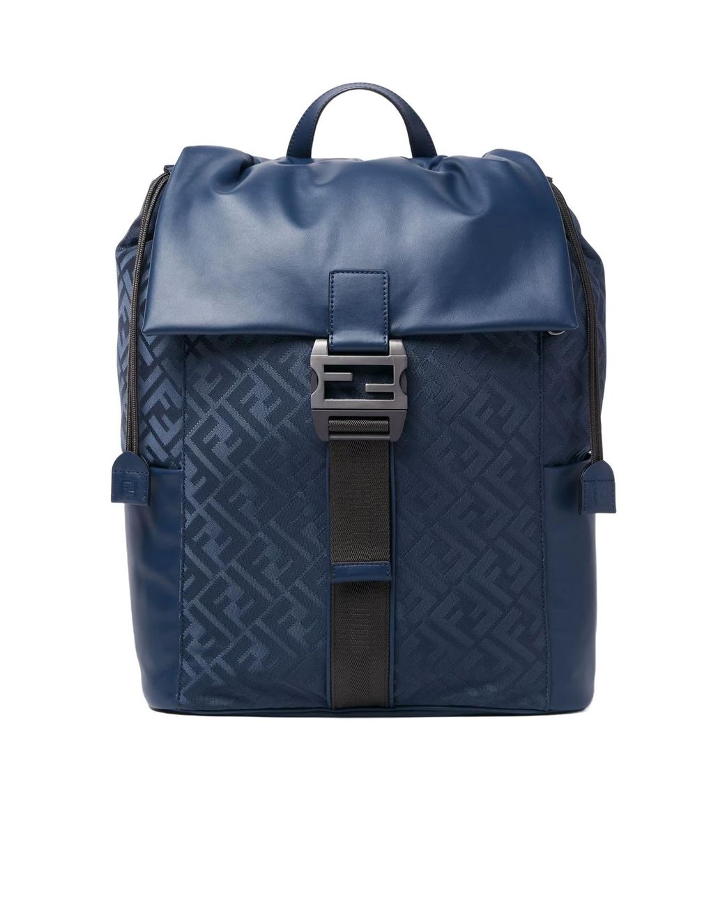 Fendi Blue Flux Backpack for men