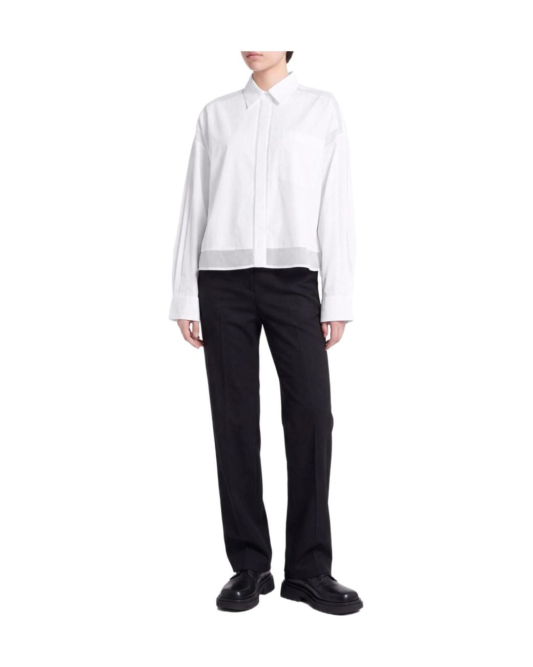 Rag & Bone White Solid Colour Shirts