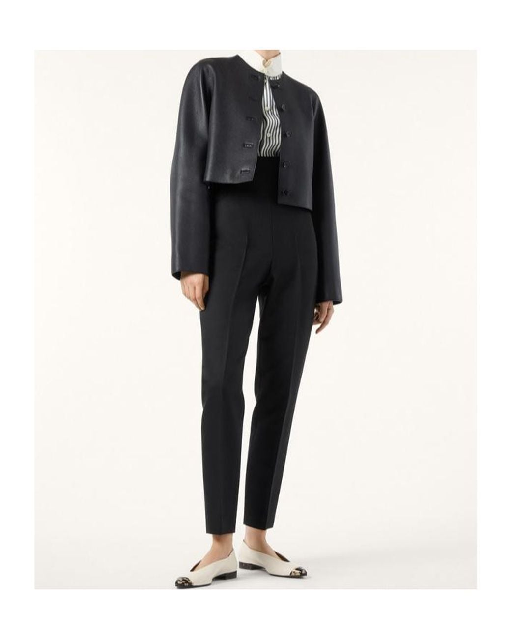 Loro Piana Black Joby Pants