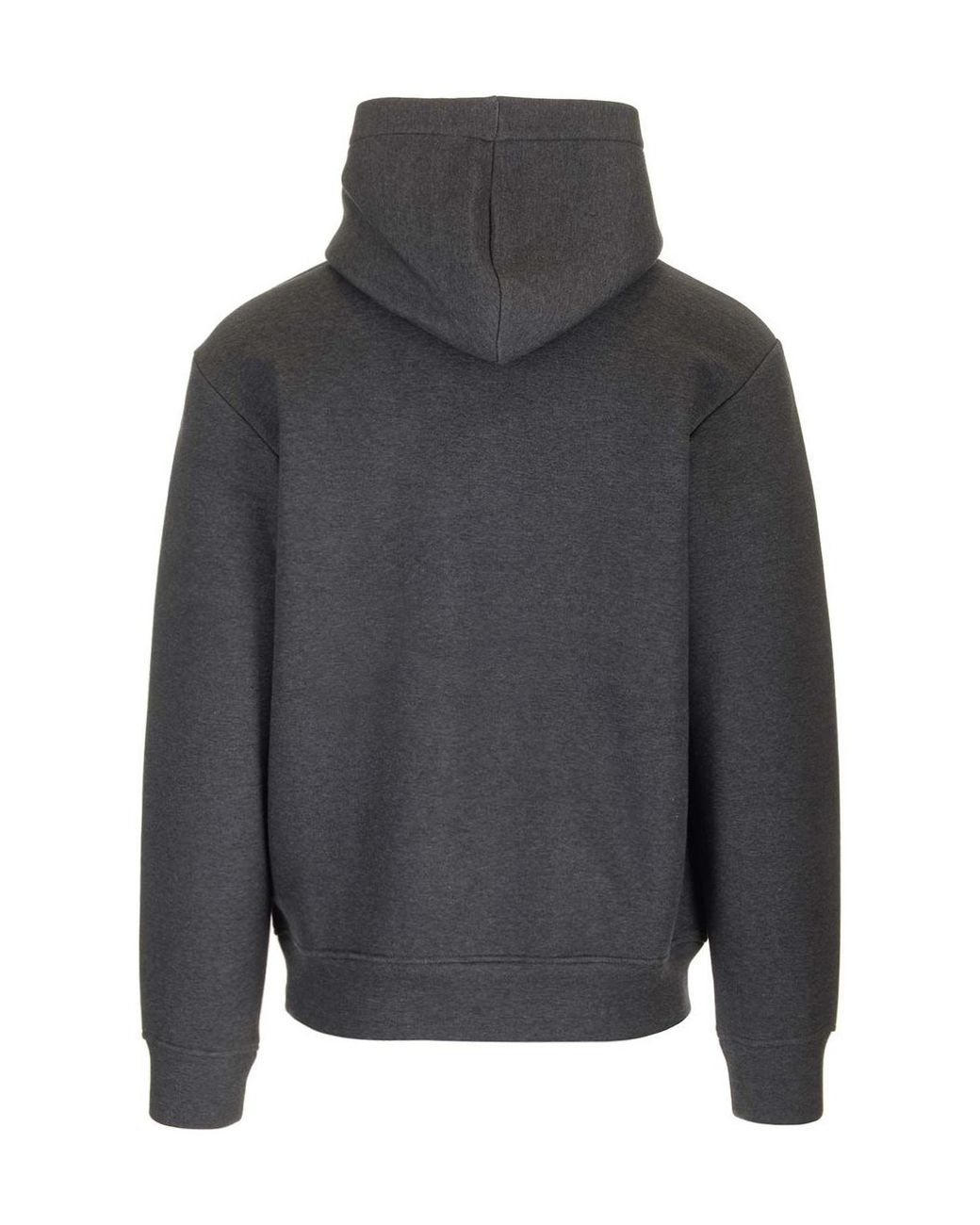 The North Face Gray Logo Detailed Long-Sleeved Hoodie for men