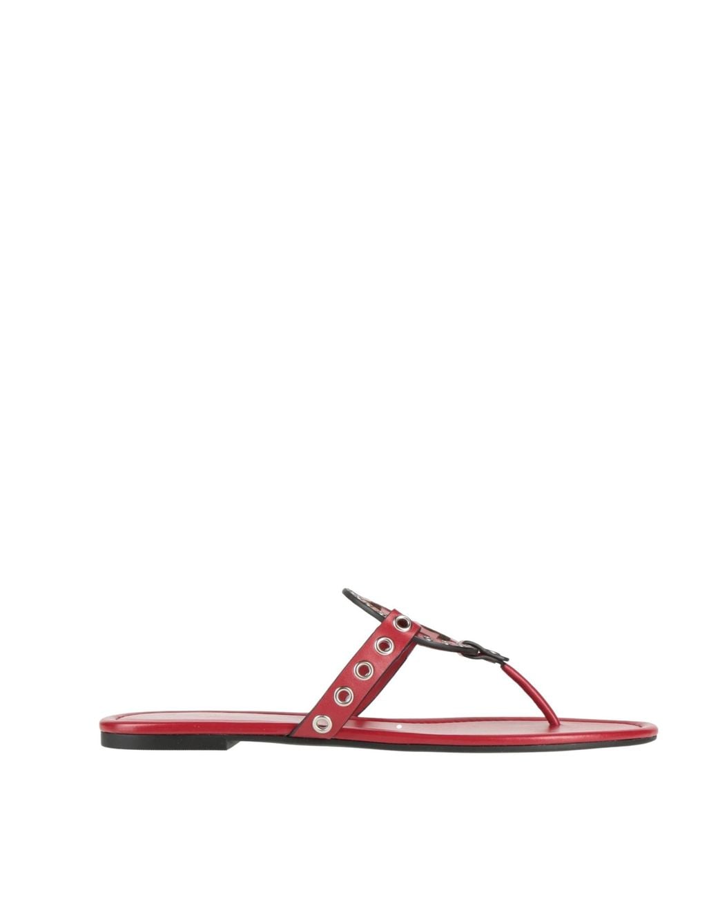Tory Burch Pink Simple Leather Flip-Flops