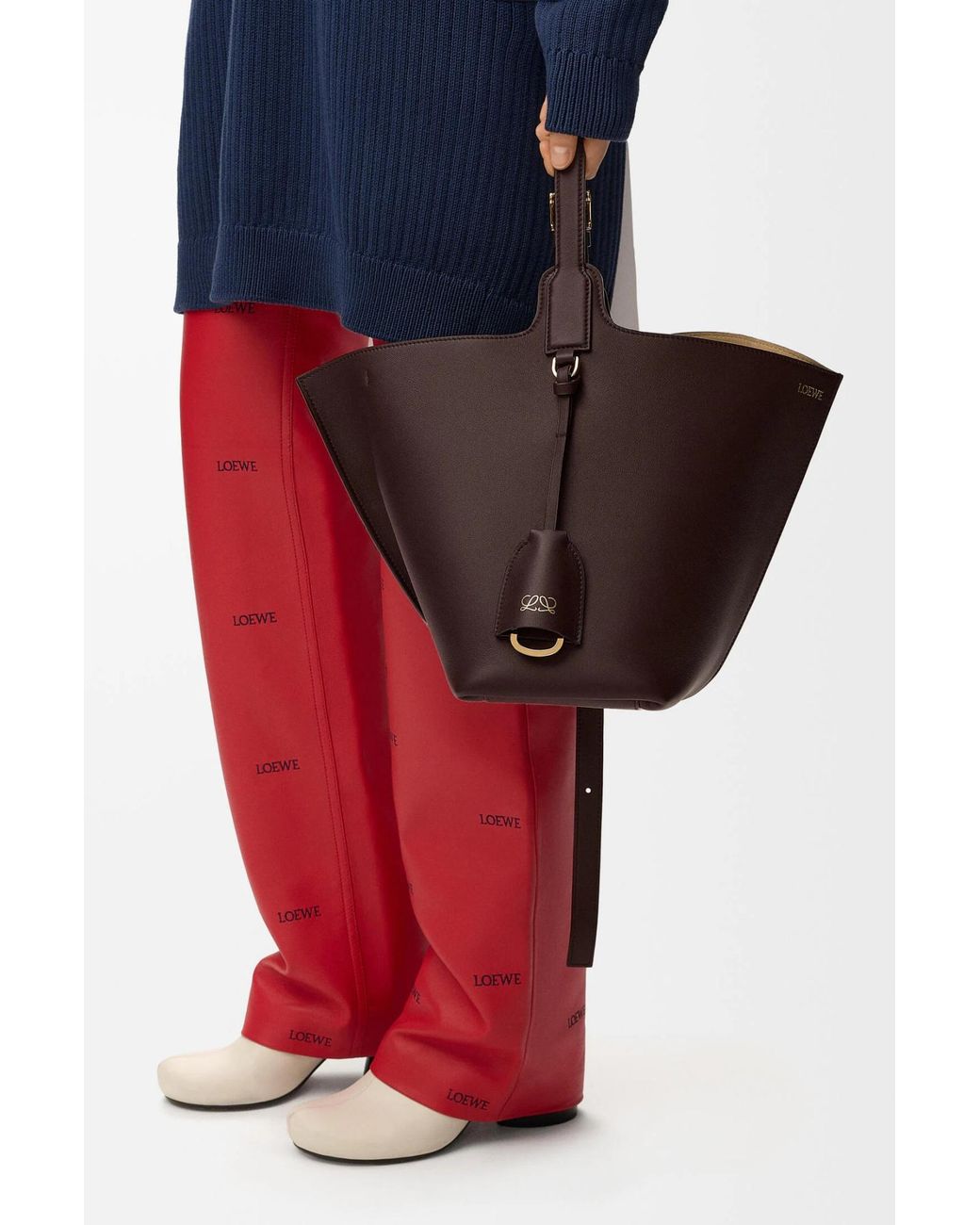 Loewe Brown Medium Bilbao Bucket Bag