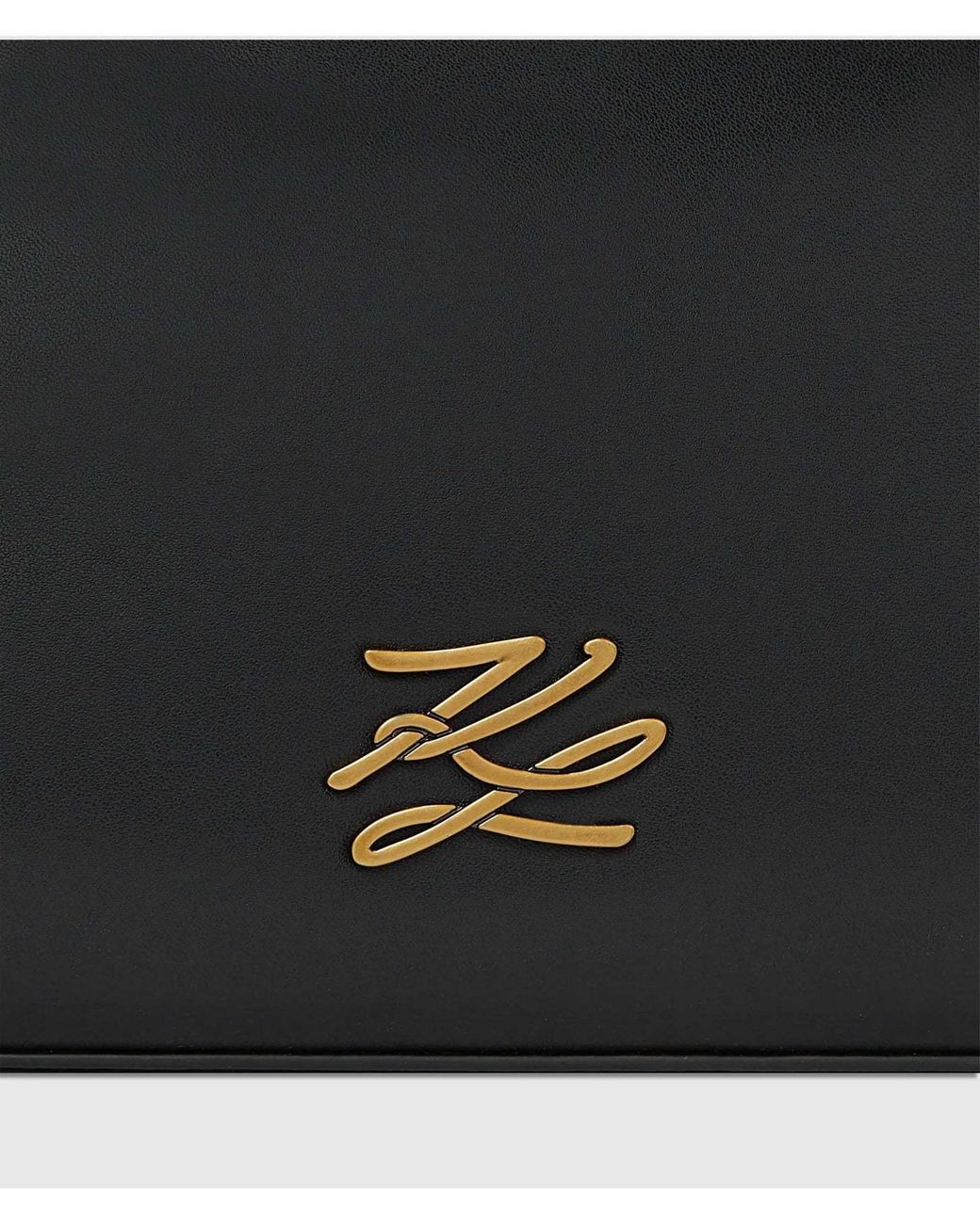 Karl Lagerfeld Black Small K/Autograph Shoulder Bag