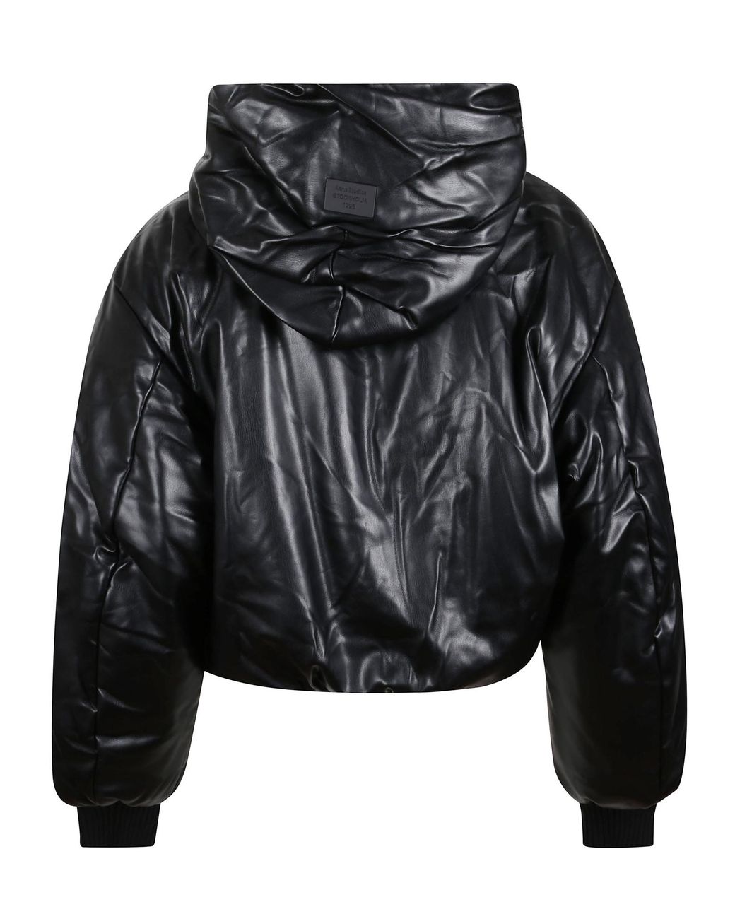 Acne Black Hooded Puffer Jacket