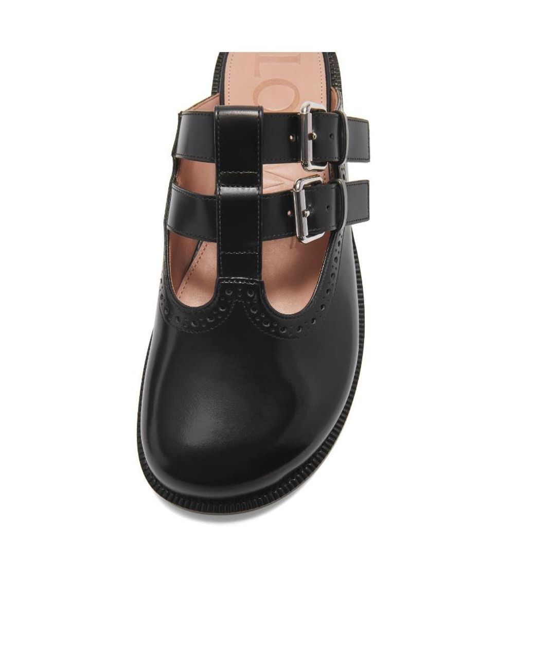 Loewe Black Campo Mary Jane Mules