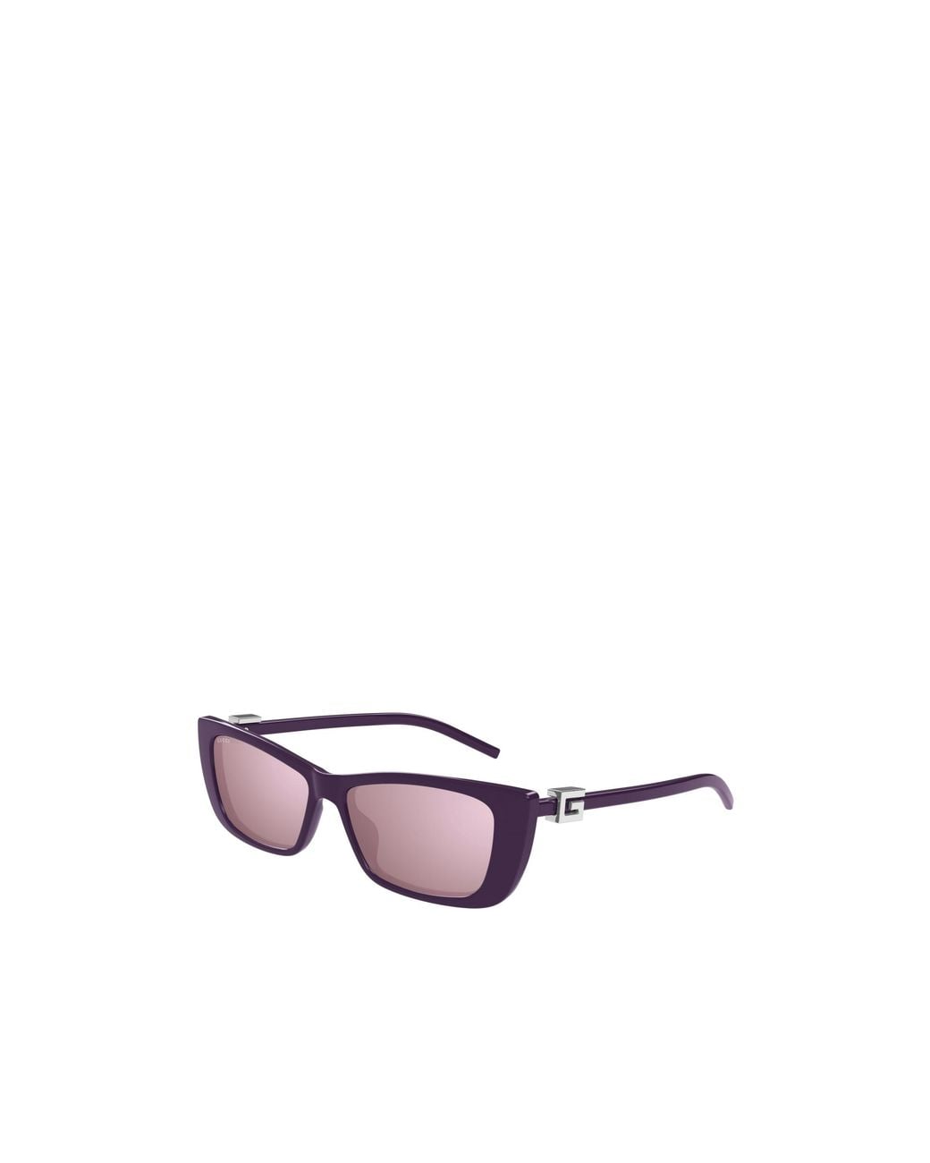 Gucci Purple Eyewear Cat-Eye Frame Sunglasses