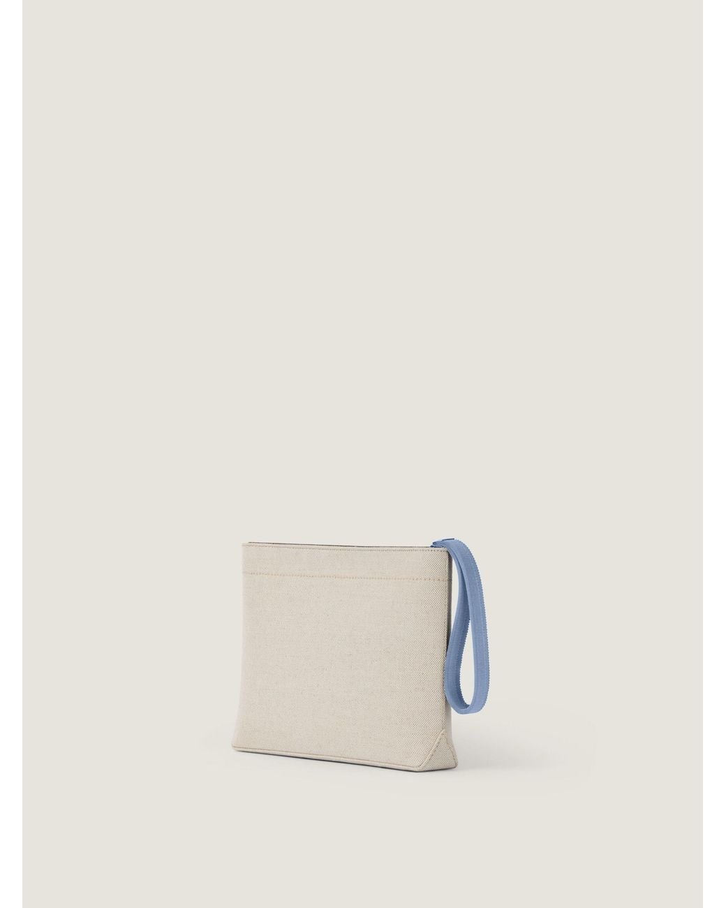 Givenchy Natural Paris Stamped Zipped Clutch Bag for men