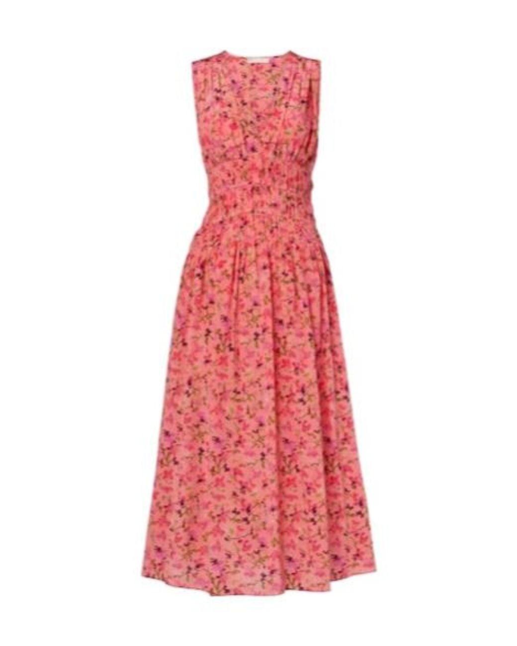 Ulla Johnson Red Floral Dress