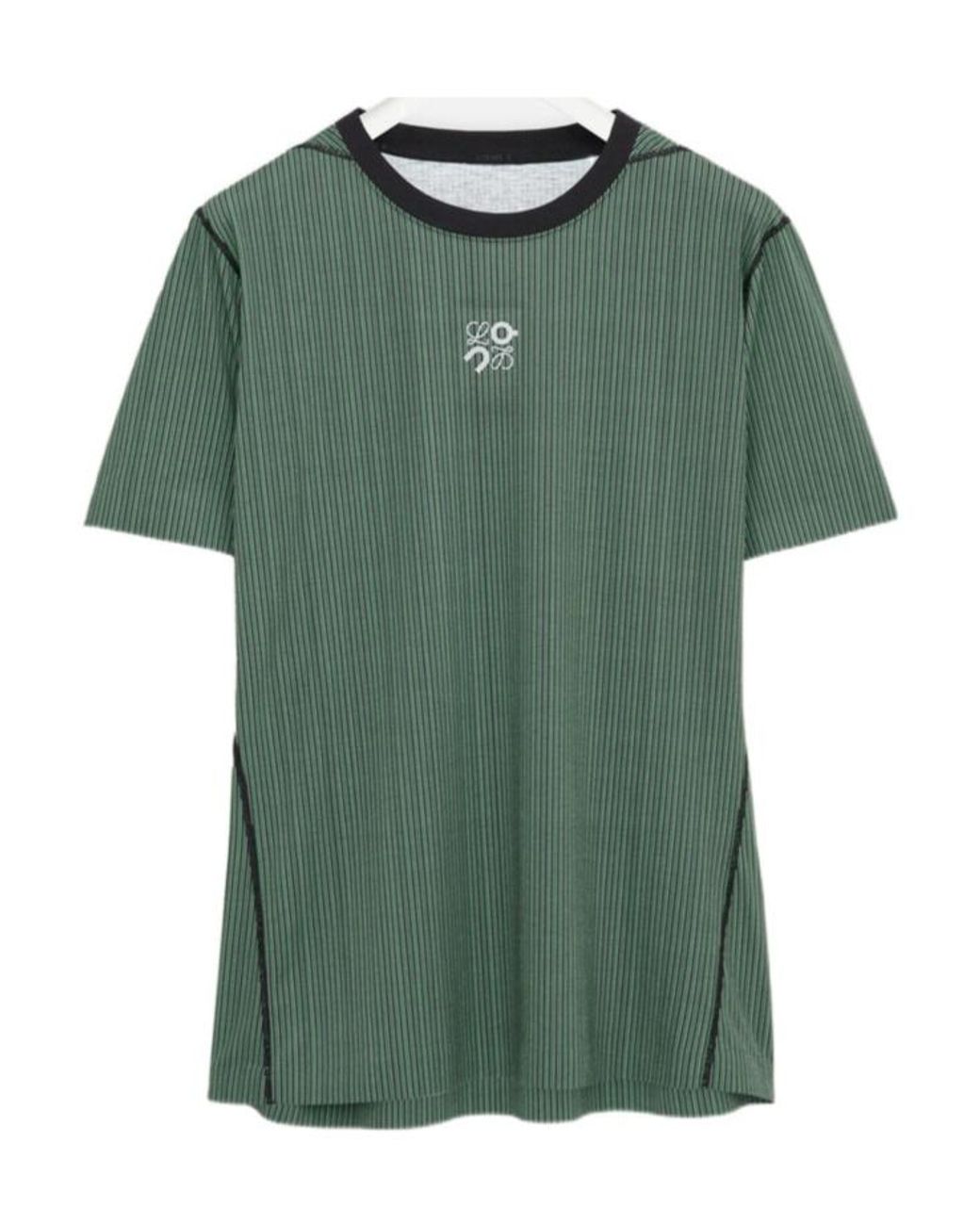 Loewe Green X On Active Woven T-Shirt for men