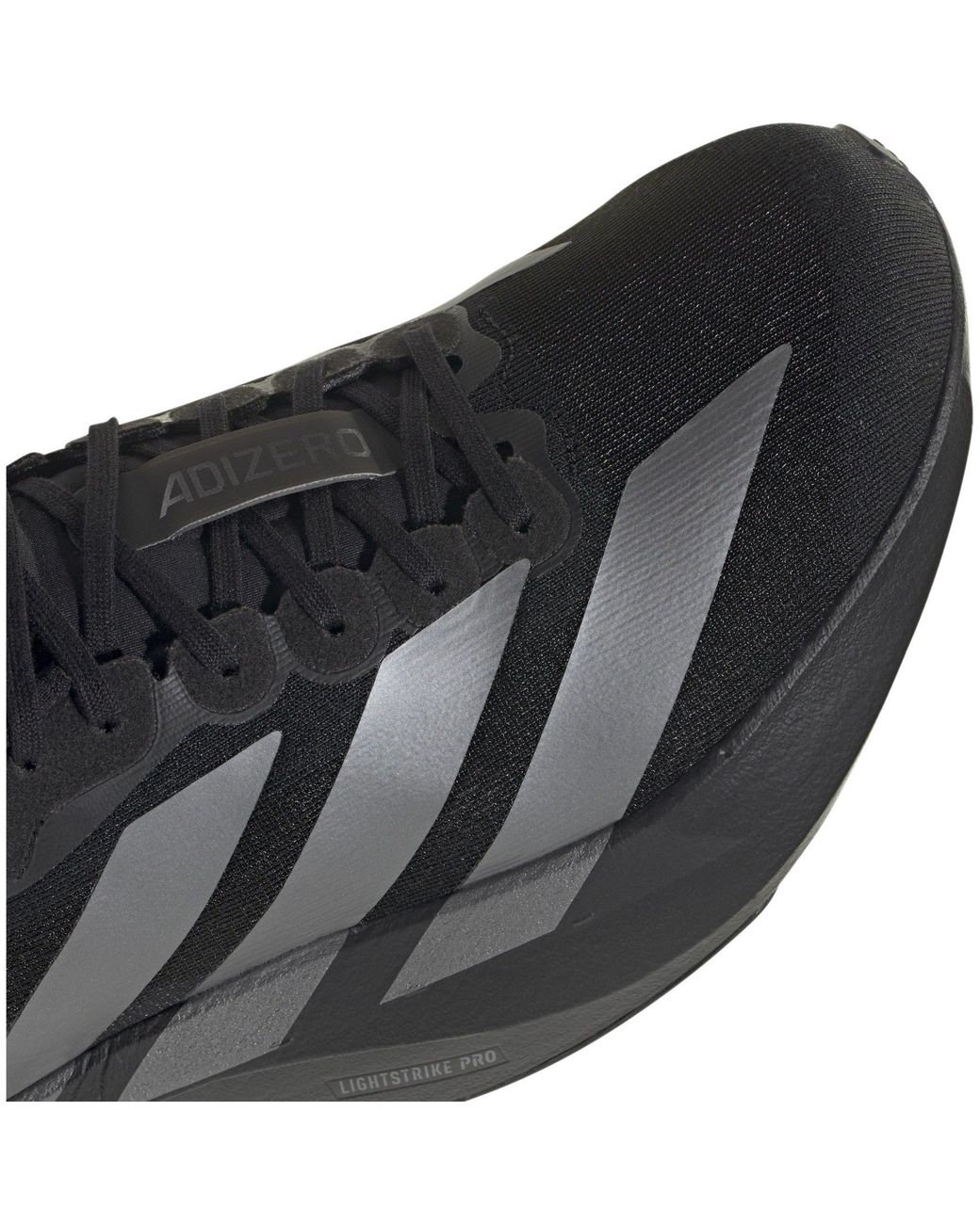 Adidas Black Lightweight Breathable Running Shoes