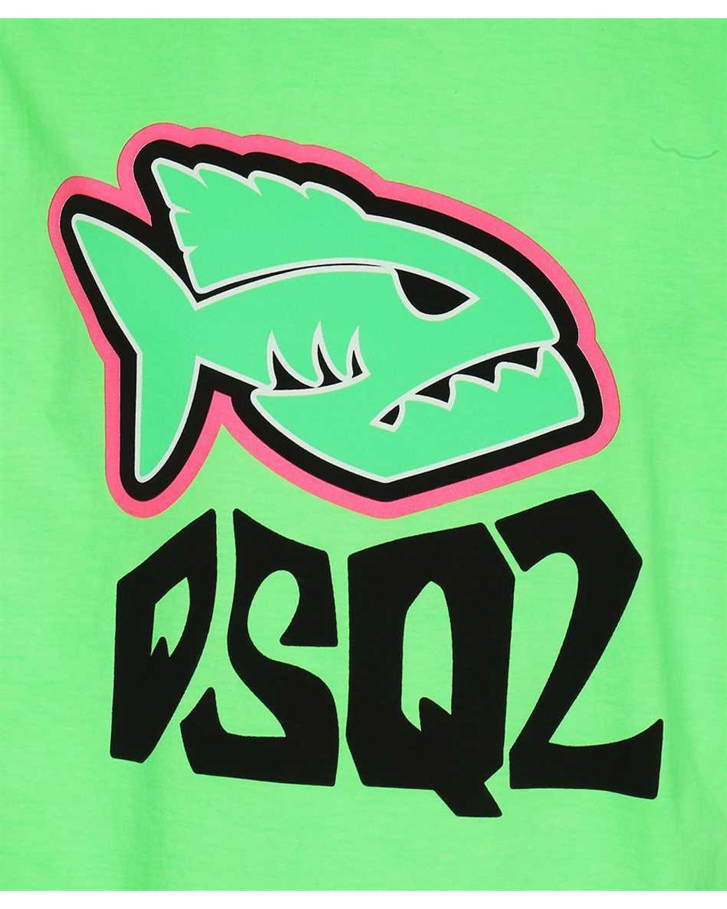 DSquared² Green Crew Neck T-Shirt for men