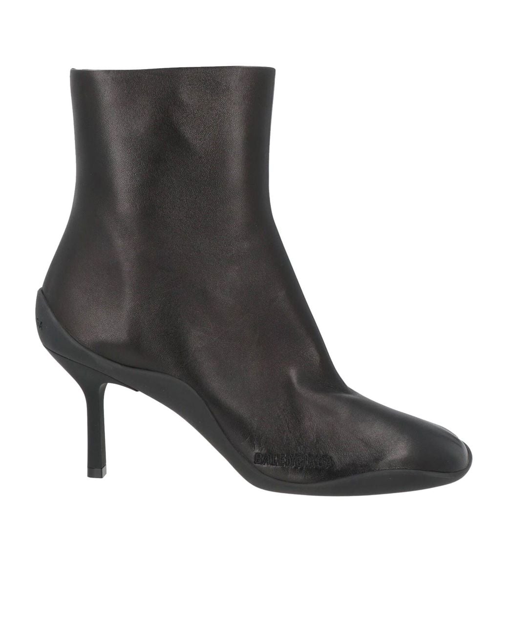 Balenciaga Black Fashion High-Heeled Ankle Boots