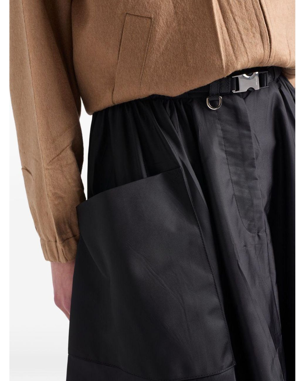 Prada Black Re-Nylon Short Skirt