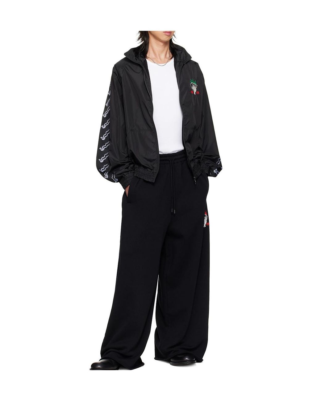 Lu'u Dan Black Ld Windproof Jacket for men