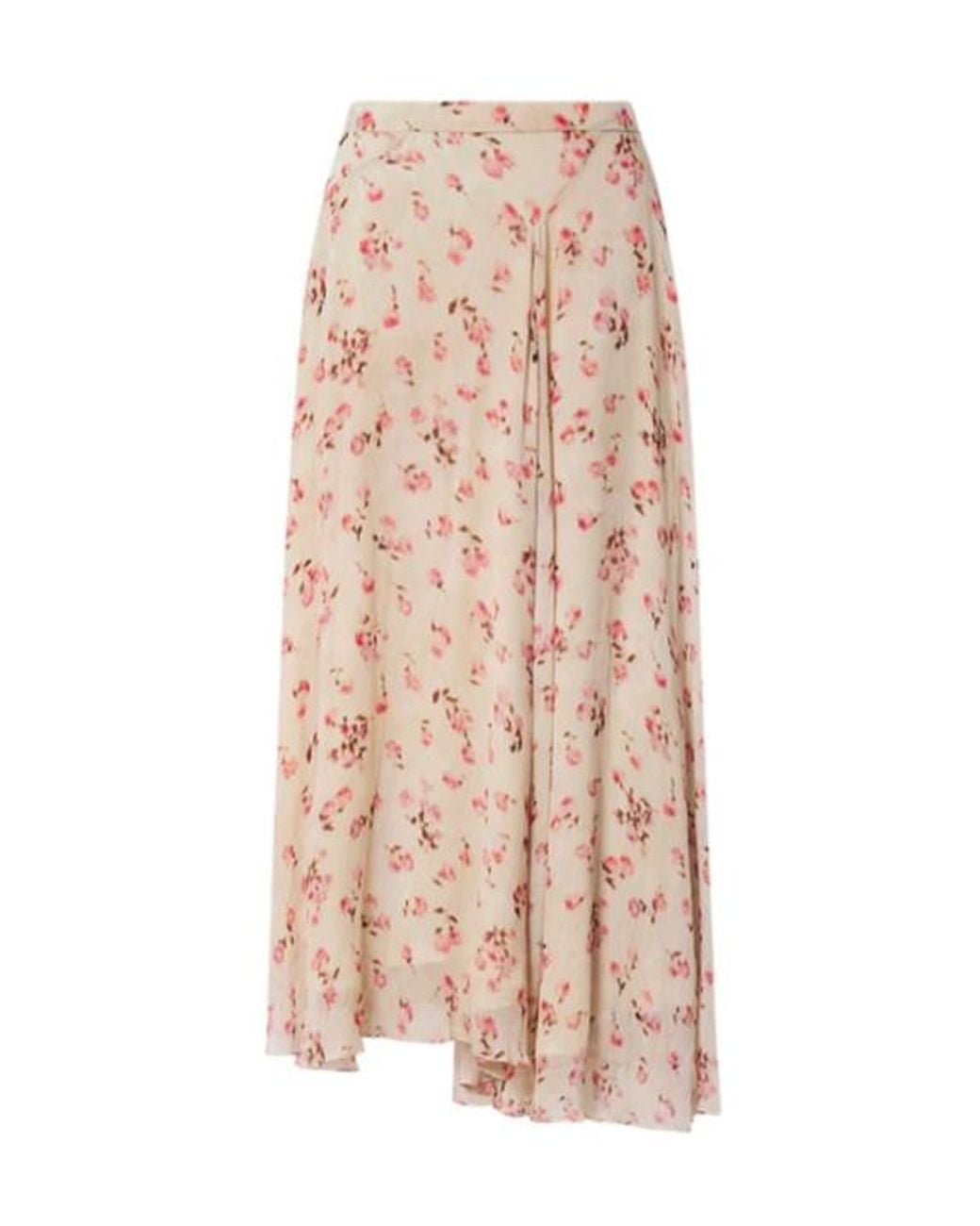 Isabel Marant Natural Isabel Marant Étoile Asymmetric Printed Skirt