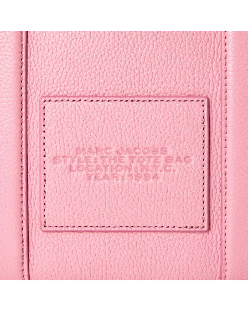 Marc Jacobs Pink Medium Leather Tote Bag