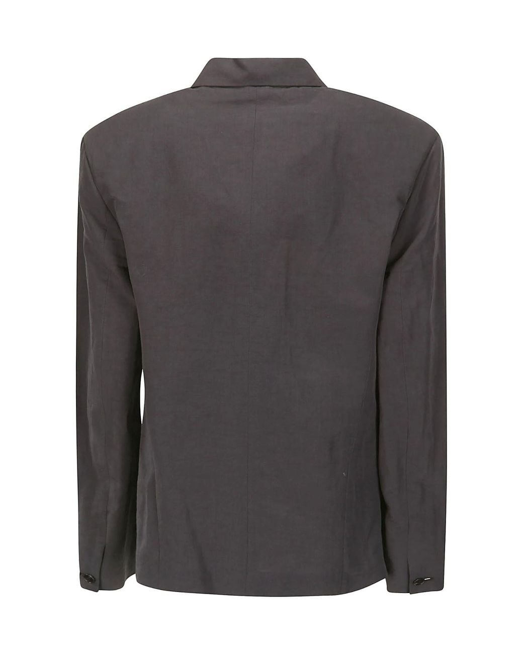 Quira Black Belted Wrap Double-Breasted Blazer