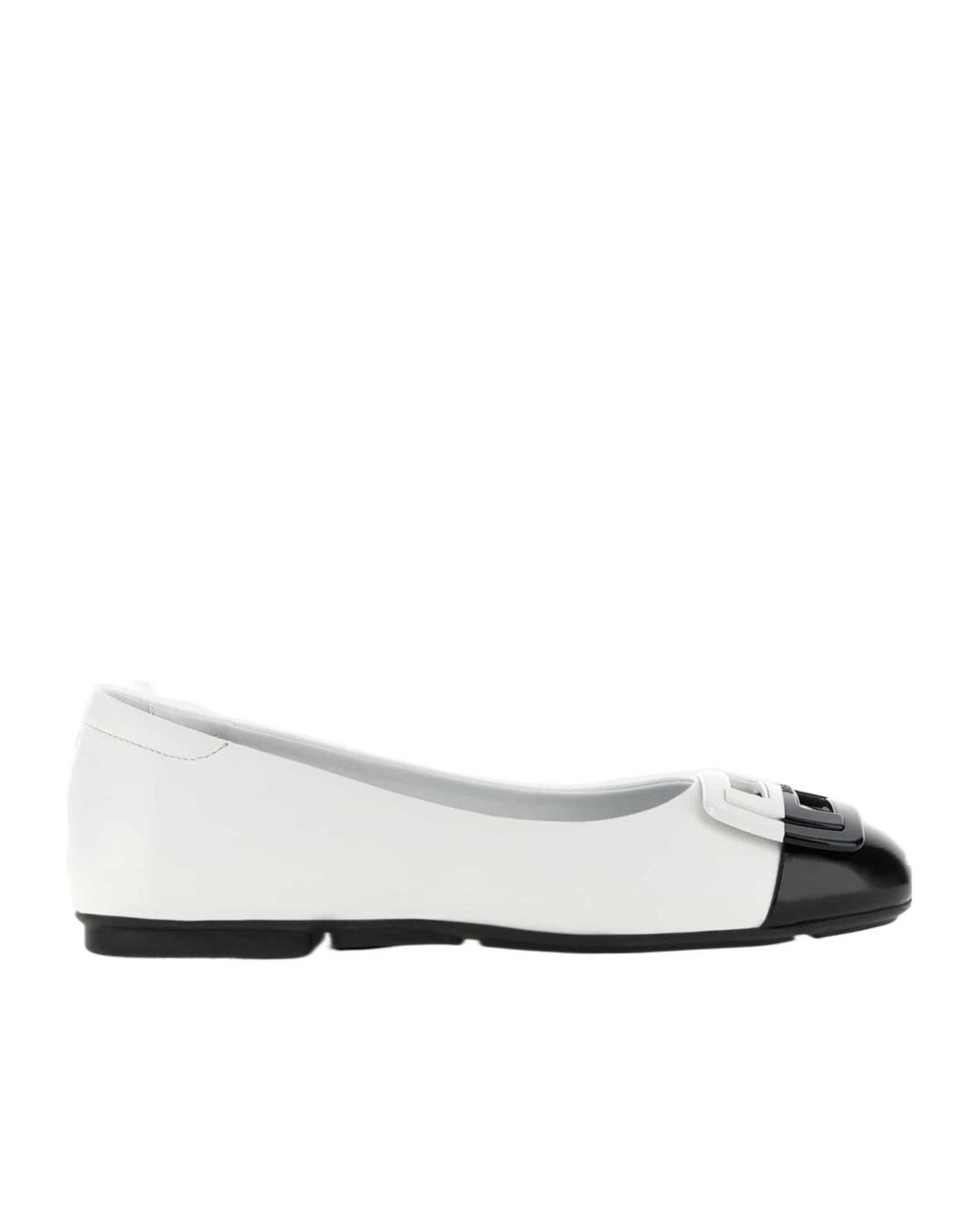 Hogan White H661 Ballerina Shoes