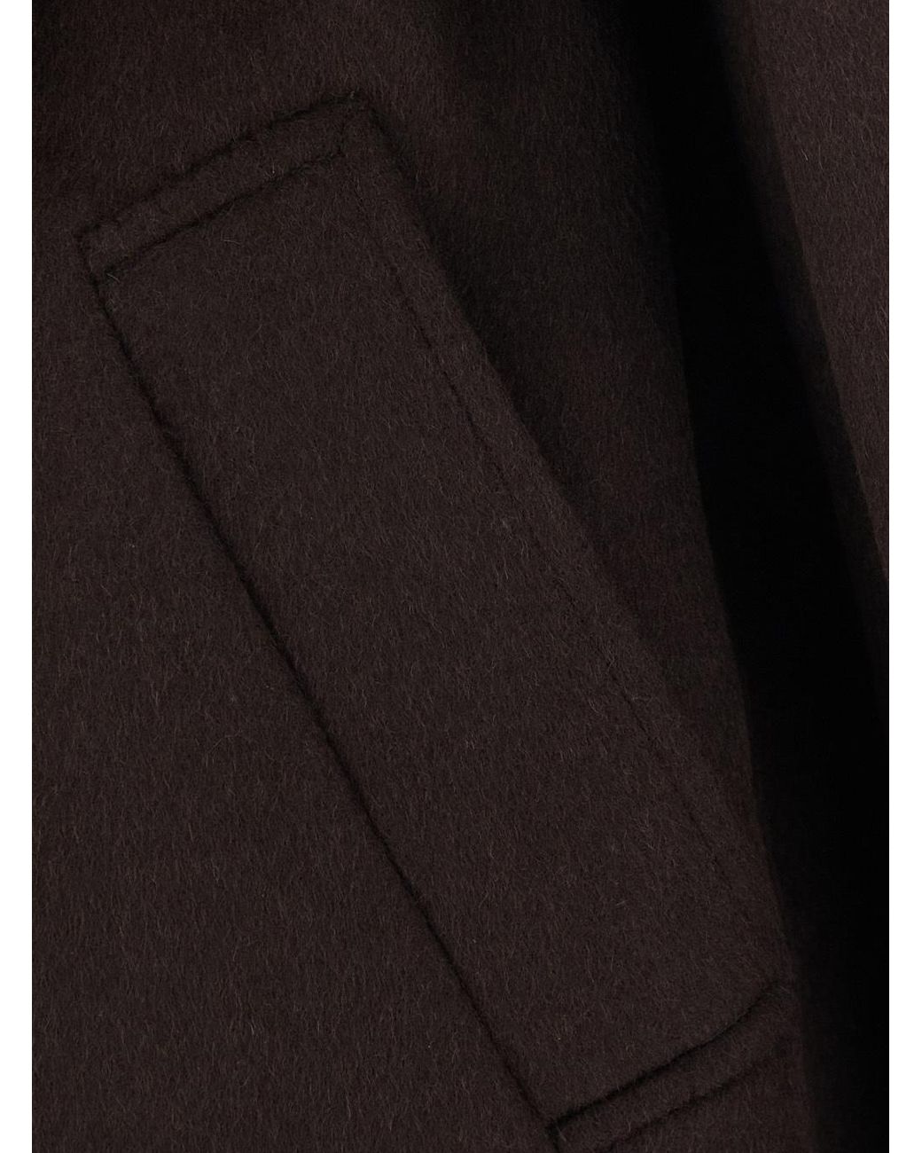 Ba&sh Brown Kam Belted Short Coat