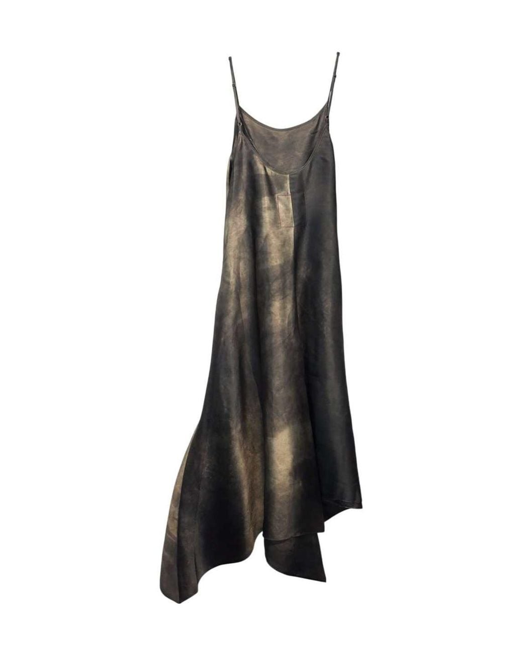 Uma Wang Black Spaghetti-Strap Dress
