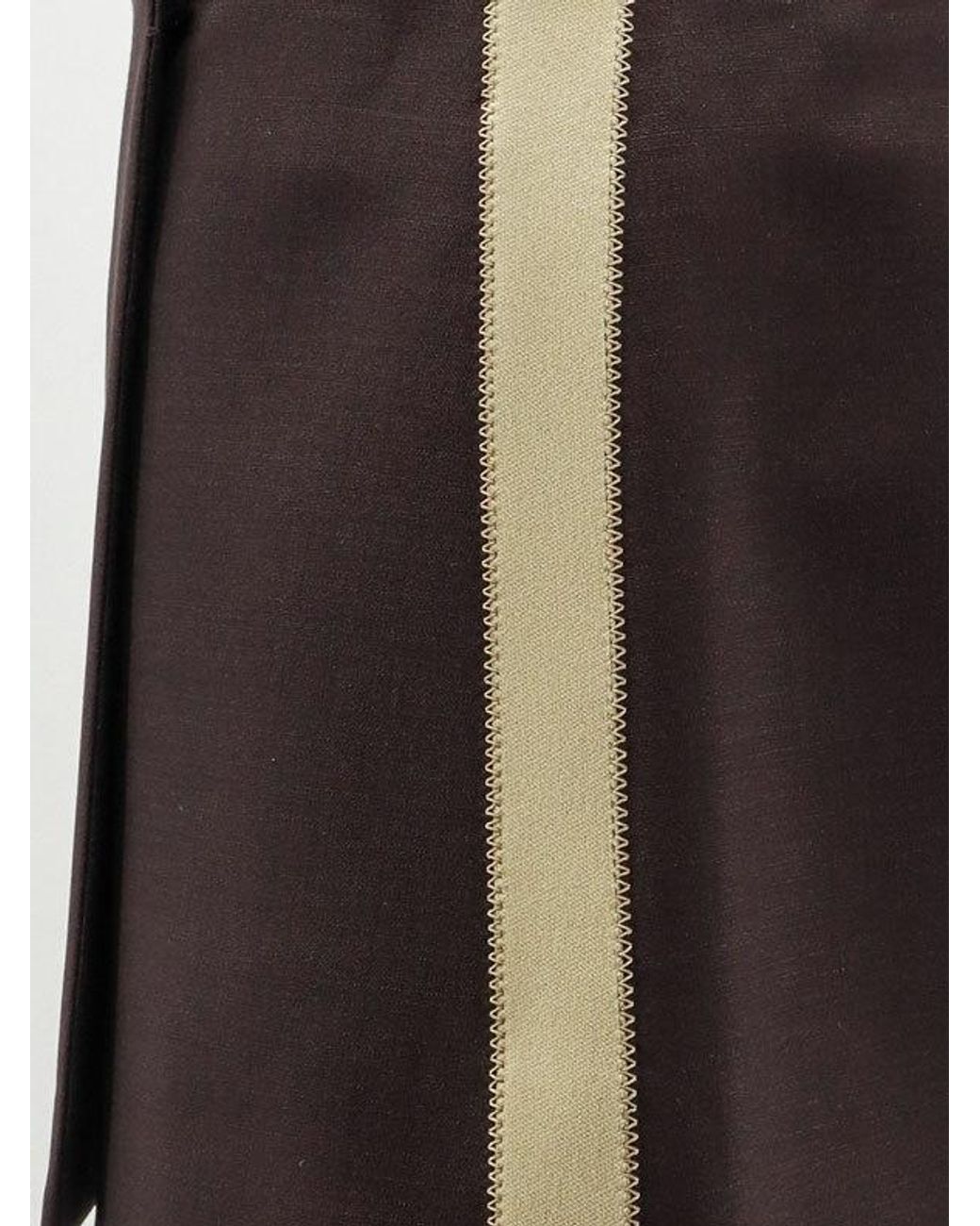 Miu Miu Brown Kid Mohair Miniskirt