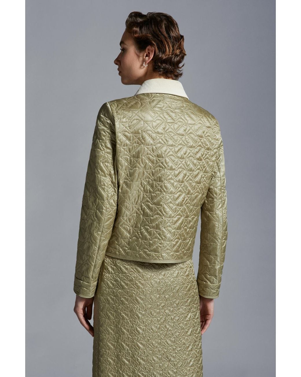 Moncler Green Varede Quilted Jacket