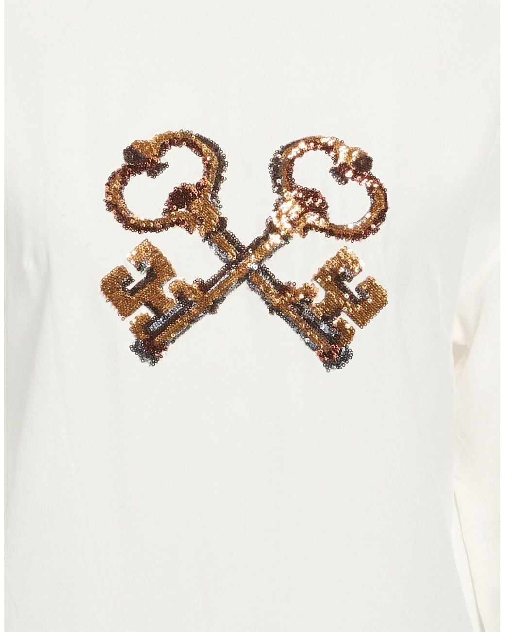 Dolce & Gabbana White Solid-Color T-Shirt