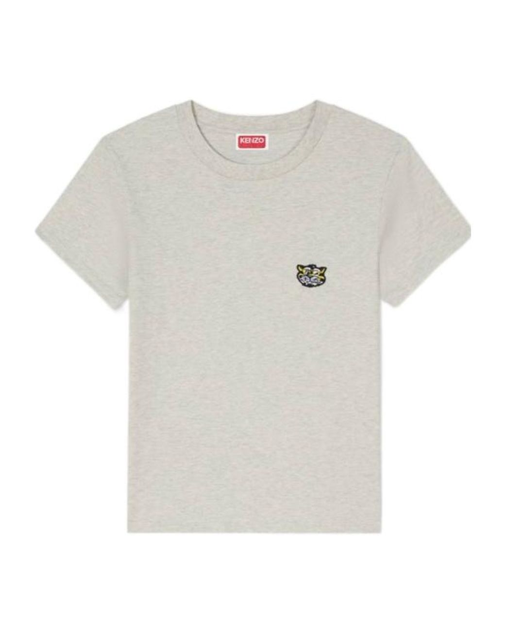 KENZO White Gots Wild Tiger Printed Crewneck T-Shirt