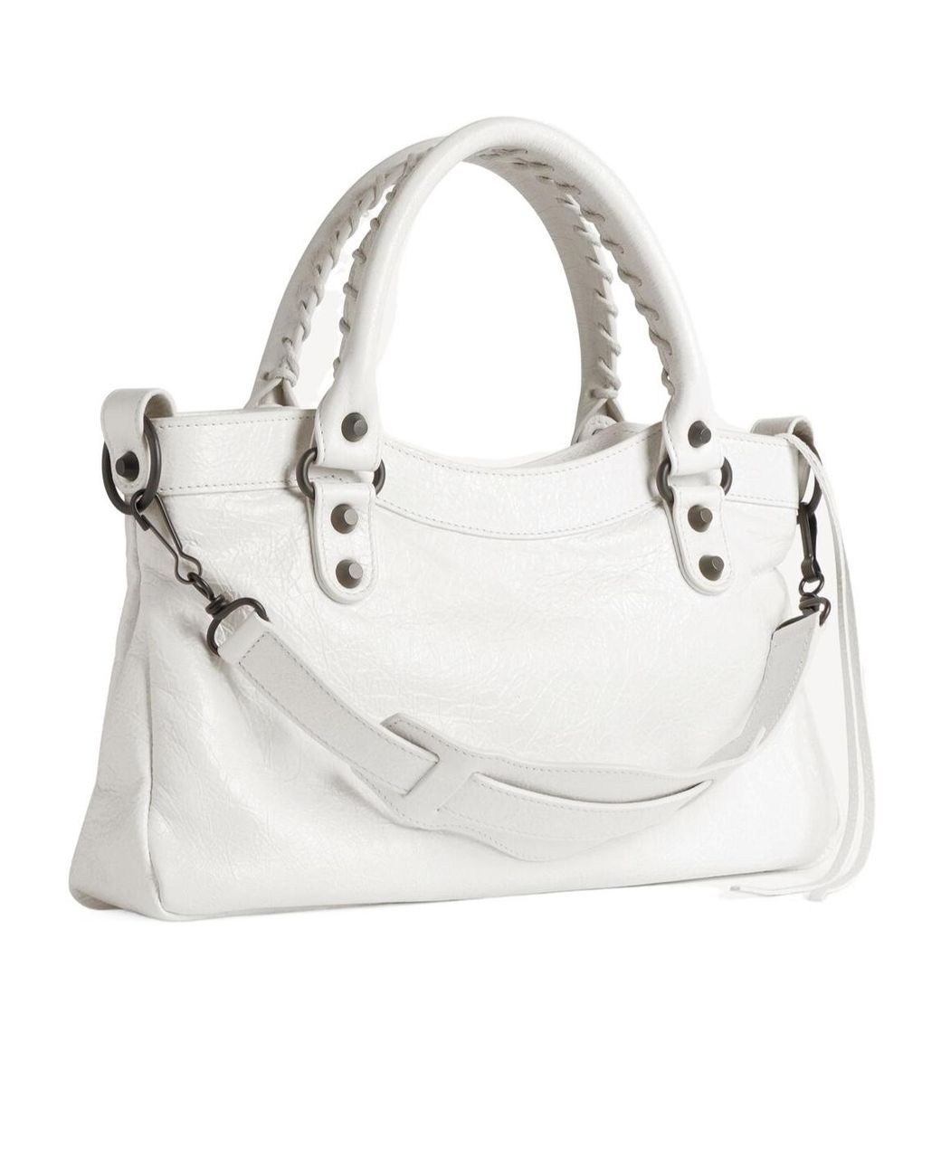 Balenciaga White Le City First Bag
