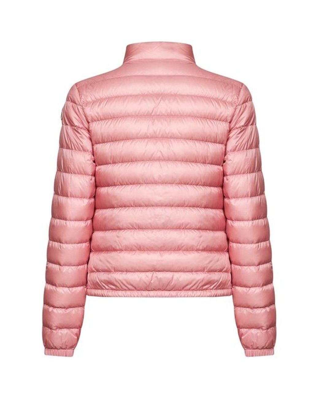 Moncler Pink Lans Packable Short Down Jacket