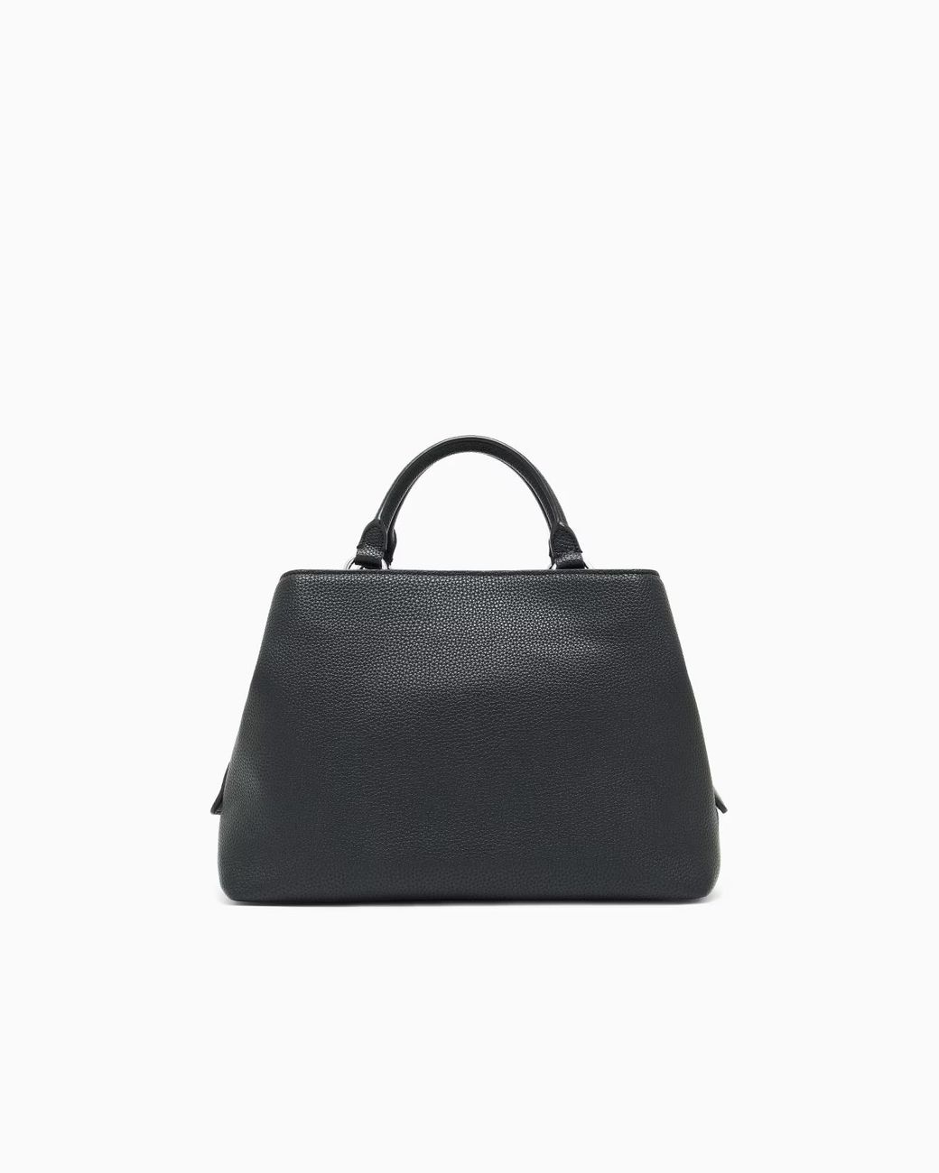 ARMANI EXCHANGE Black Pocket-Detail Tote Bag