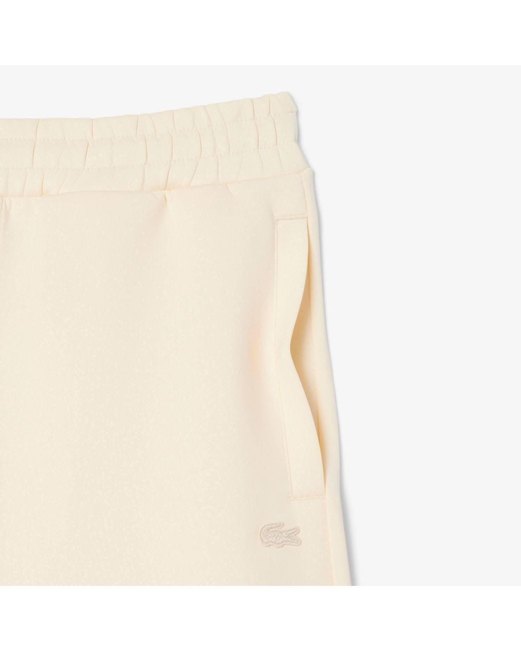Lacoste Natural Drawstring Athletic Shorts for men