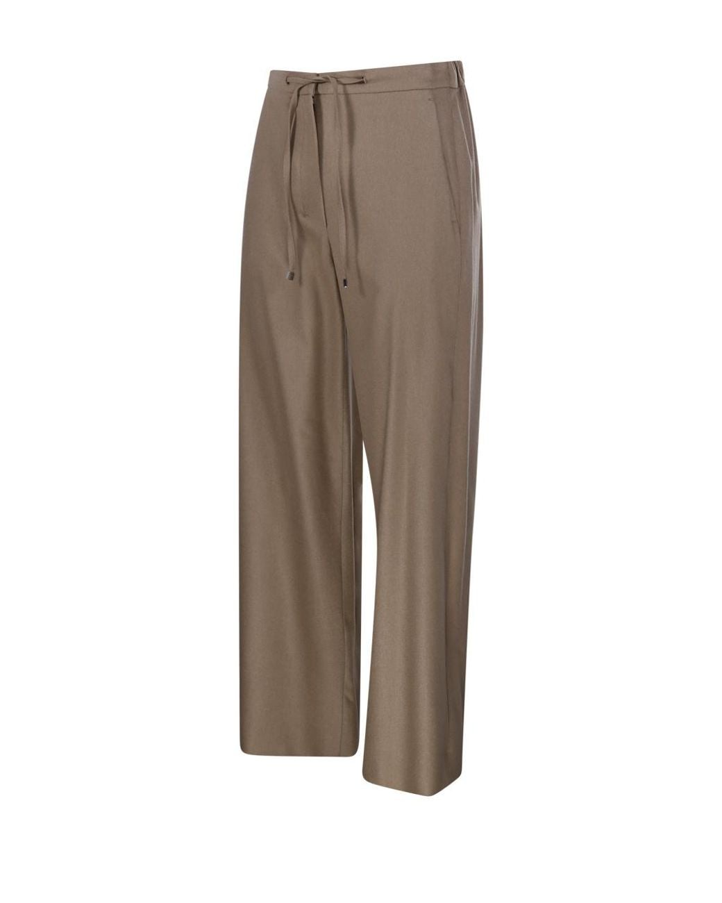Max Mara Natural マックスマーラ フローリア ドローストリング ワイドレッグ トラウザーズ