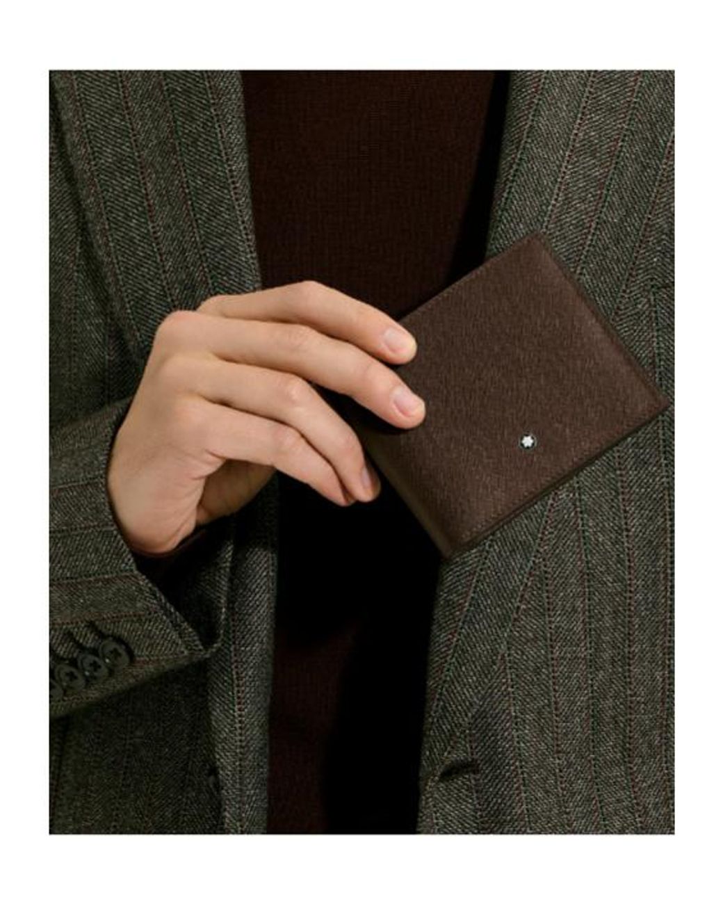Montblanc Brown Wallet 8Cc for men
