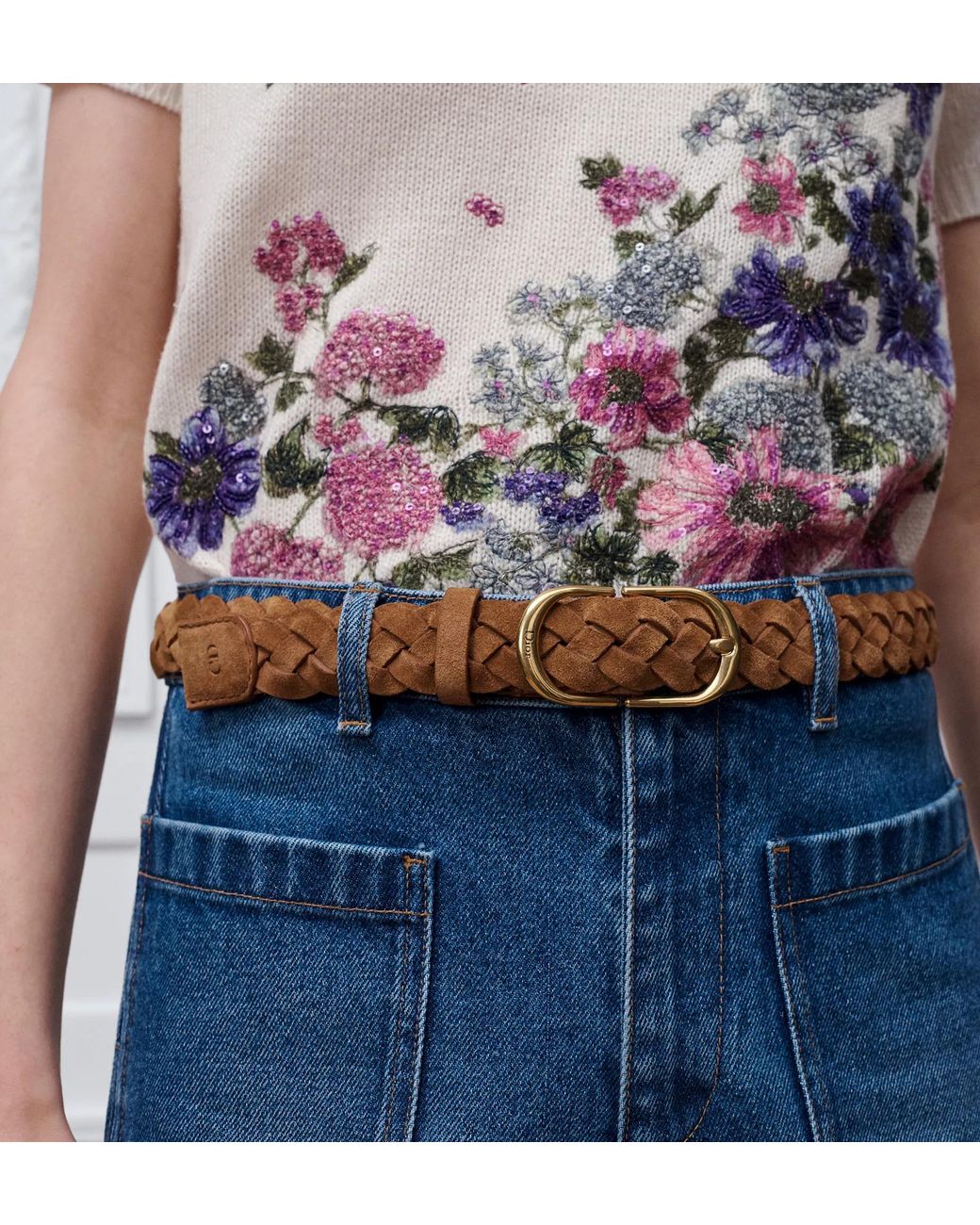 Dior Brown Cd Classy Belt