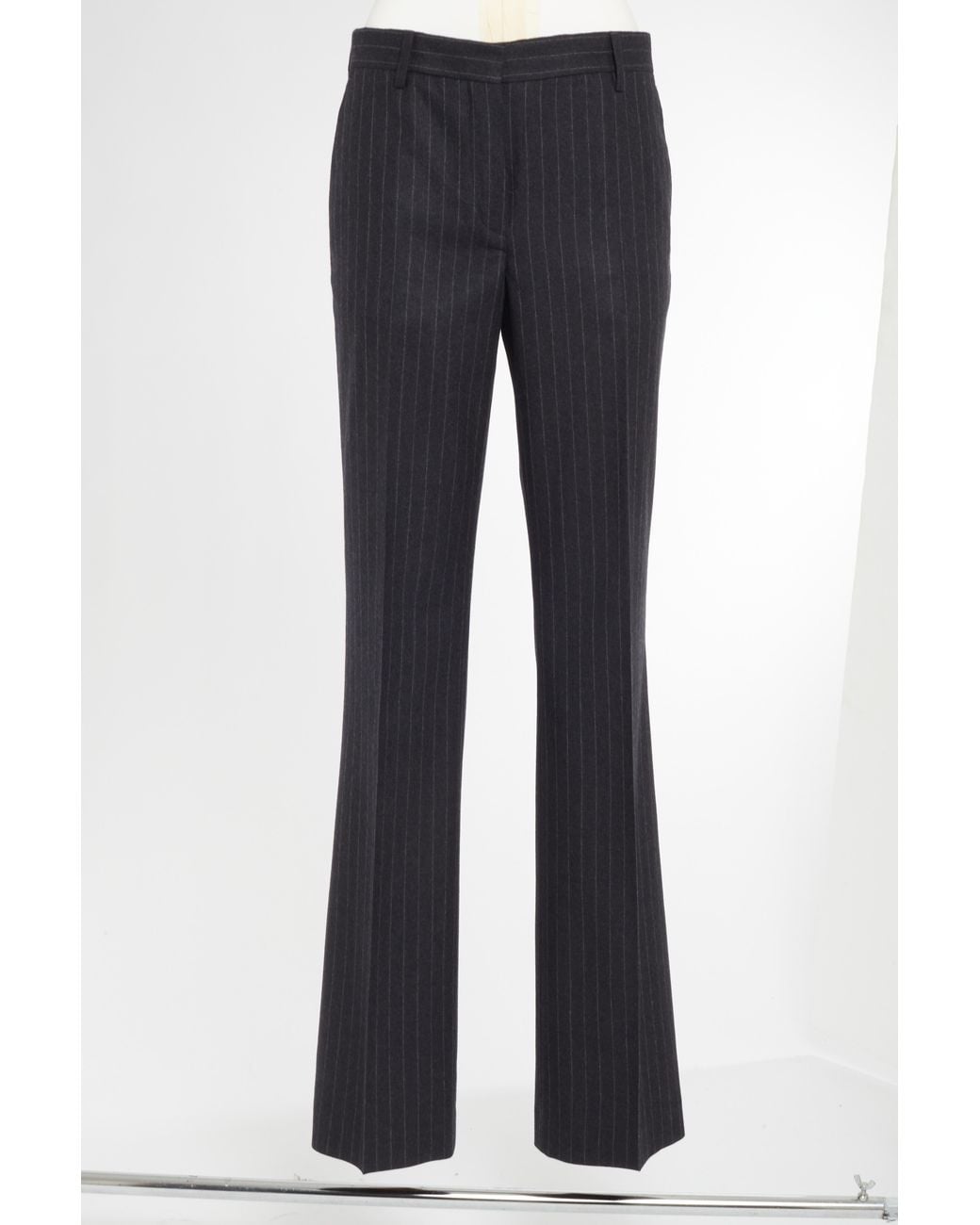 Dries Van Noten Black Striped Casual Pants
