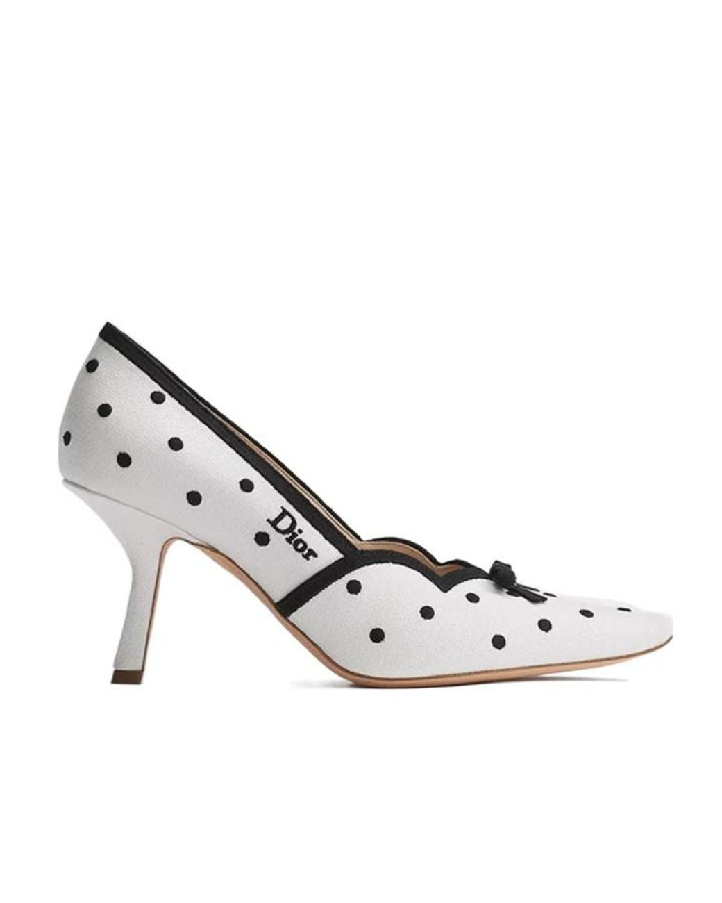 Dior White Romance Pump