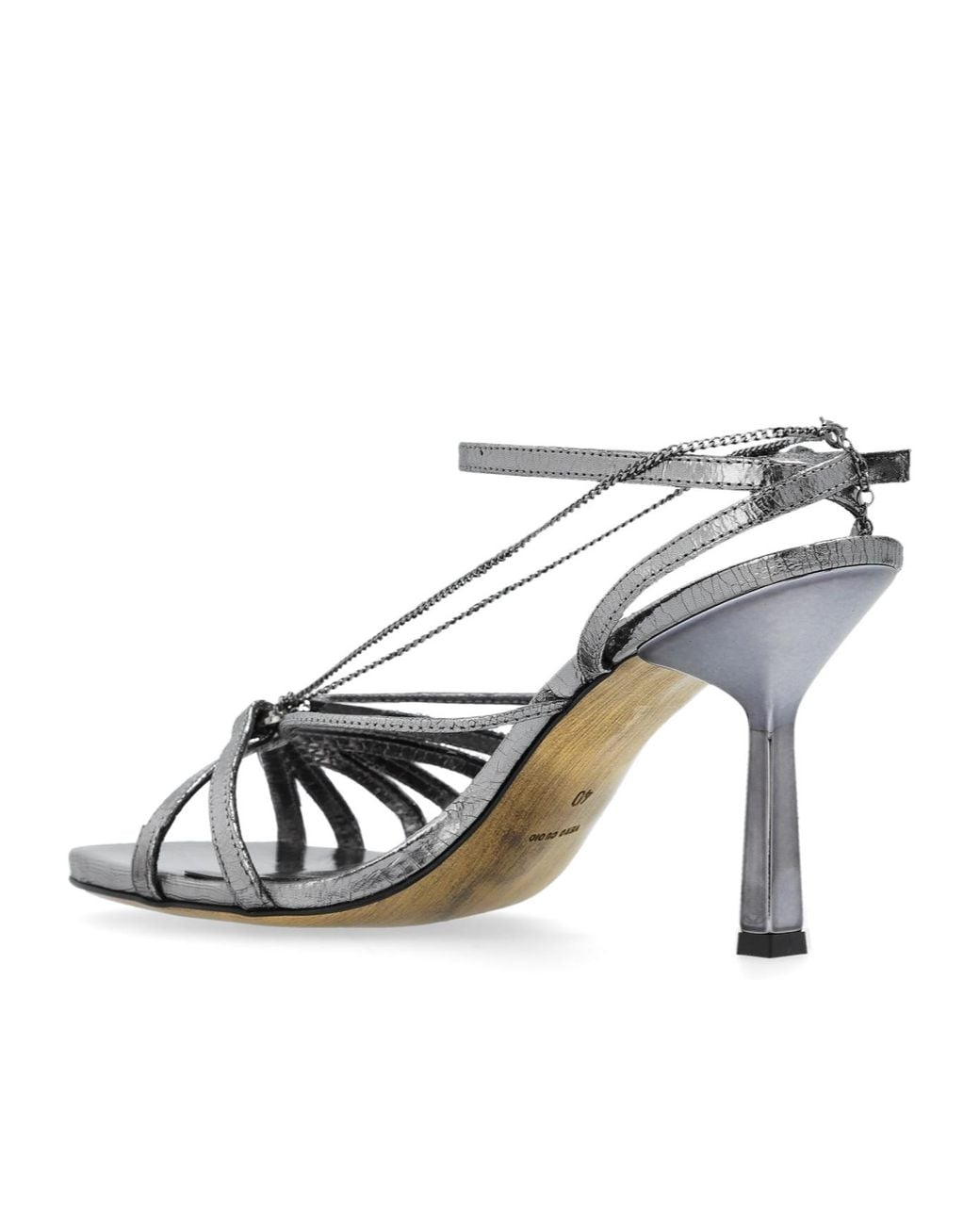 Golden Goose Deluxe Brand White Nico Chained Sandals