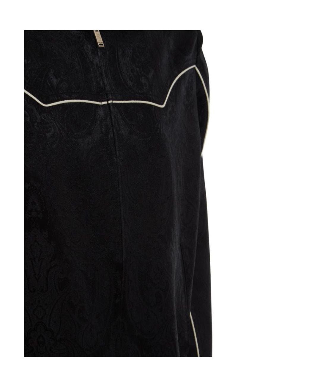 Saint Laurent Black Printed Casual Jacket