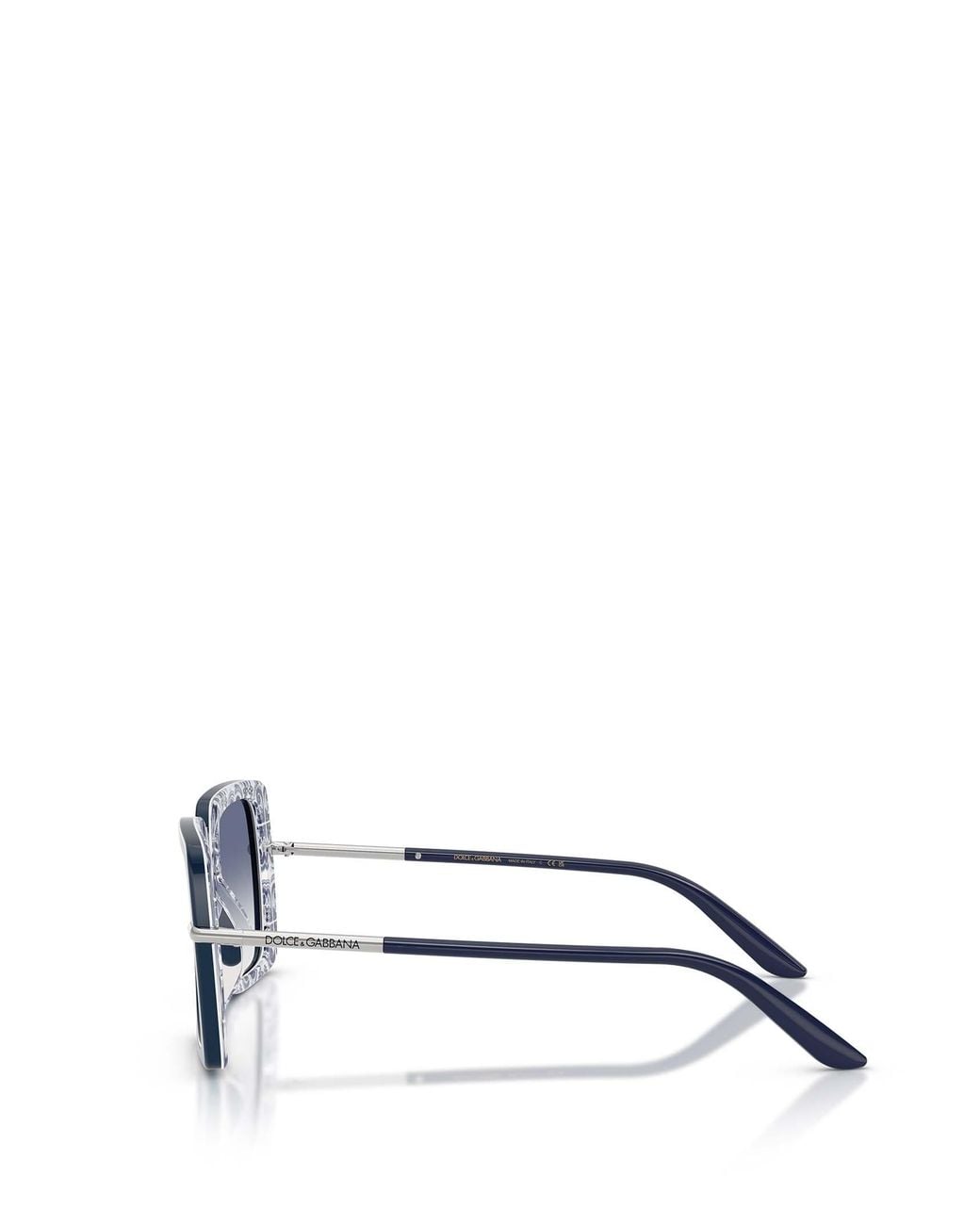 Dolce & Gabbana Blue Eyewear Square Frame Sunglasses