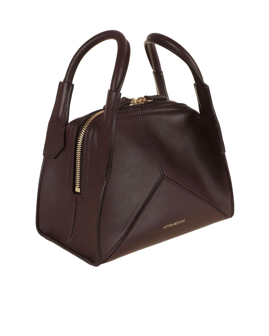 Victoria Beckham Brown Plié Mini Shoulder Bag