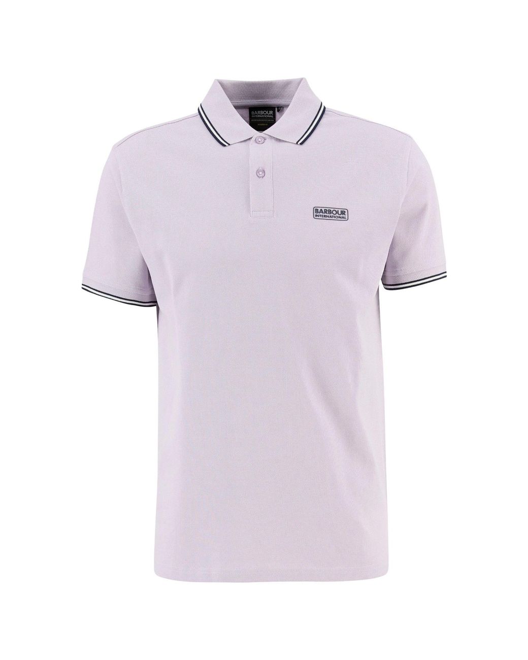 Barbour Purple Evan Logo Polo Shirt for men