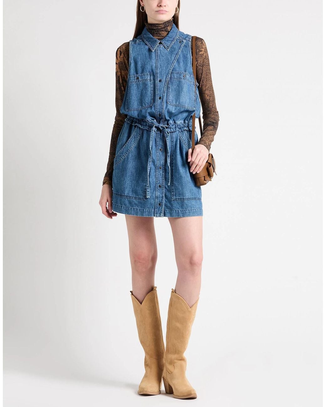 Isabel Marant Blue Denim Dresses