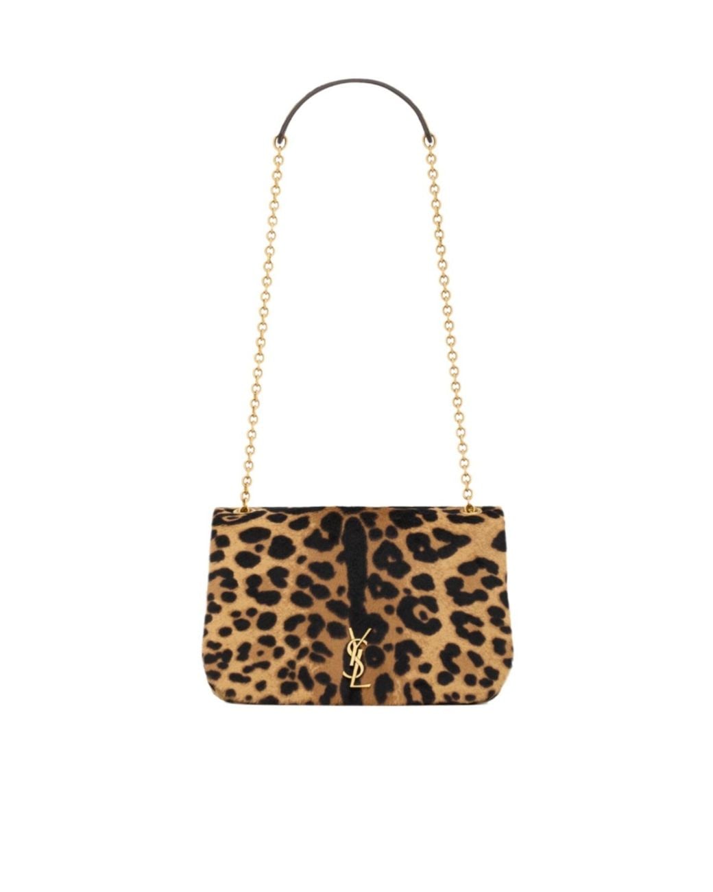 Saint Laurent White Jamie 4.3 Animal Patterned Mini Shoulder Bag